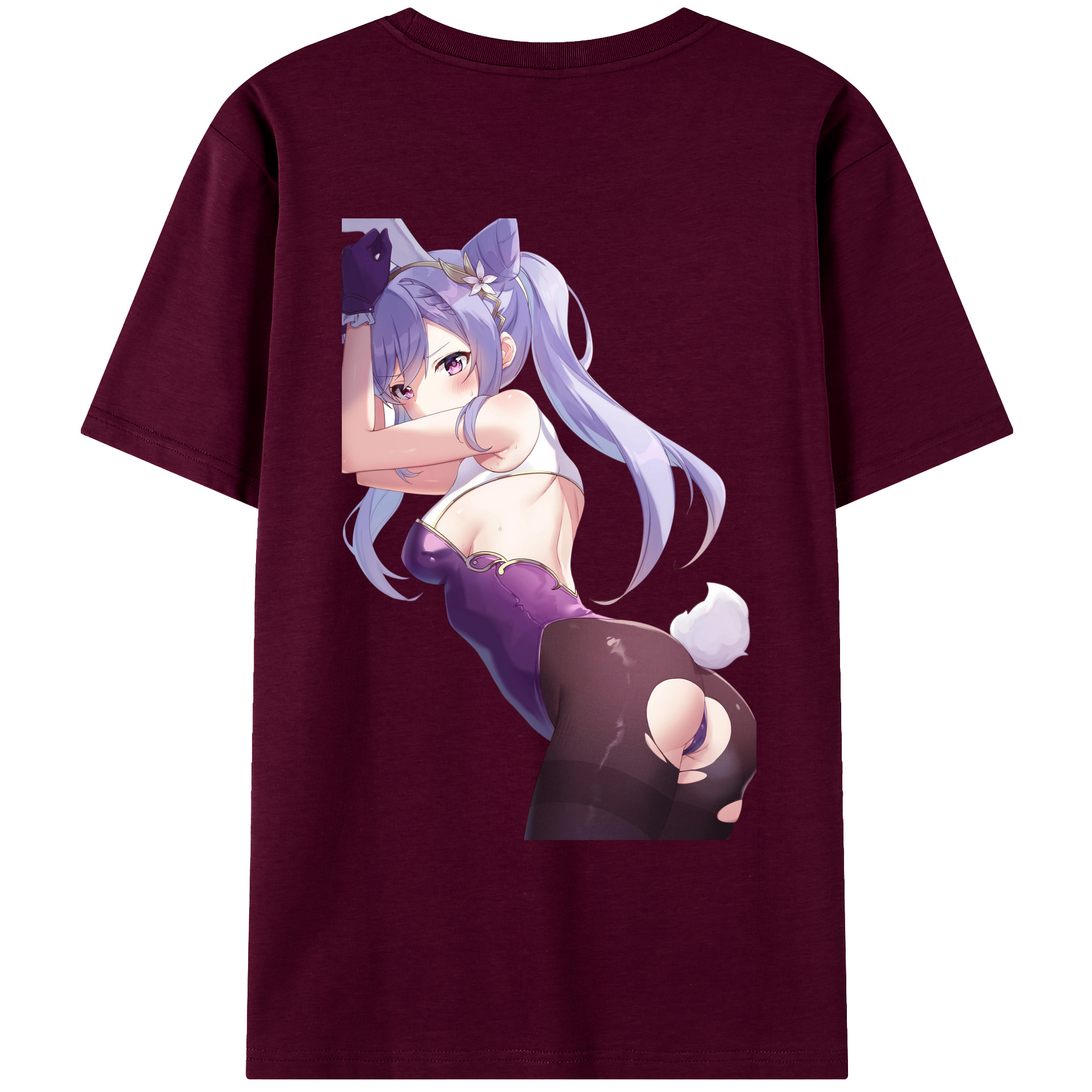 げんし神 刻晴 こくせい genshin Kokusei レディース半袖Tシャツ(バックプリント)
